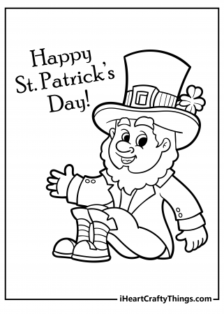 St Patrick's Day Coloring Pages (100% Free Printables)