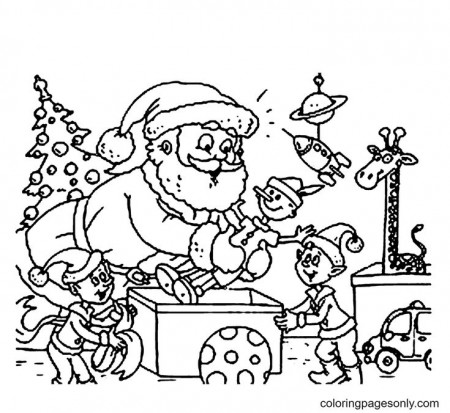 Elf Coloring Pages - Coloring Pages For ...