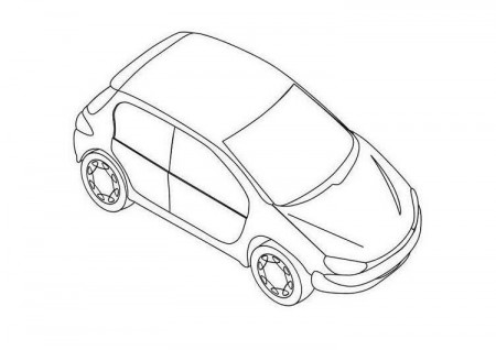 Coloring Page peugeot 206 - free ...
