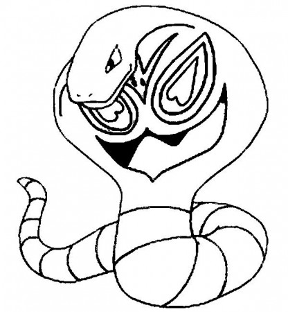 Coloring Pages Pokemon - Arbok ...