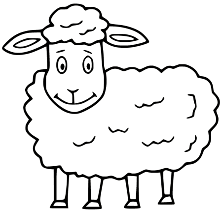 Sheep Coloring Pages - Coloring Pages For Kids And Adults