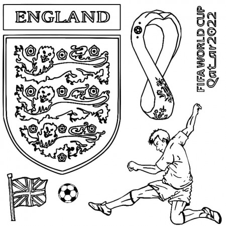 England National Football Team coloring ...