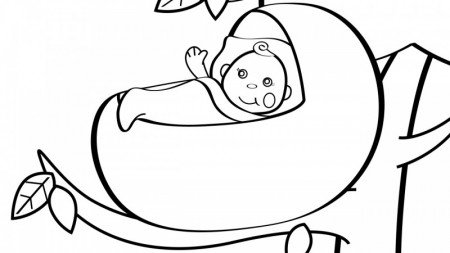 Rockabye Baby - Coloring Page - Mother ...