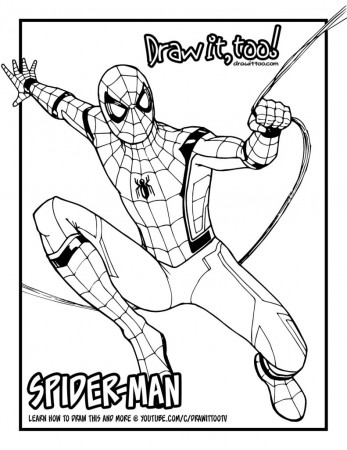 The Amazing Spiderman Coloring Pages at GetDrawings | Free download
