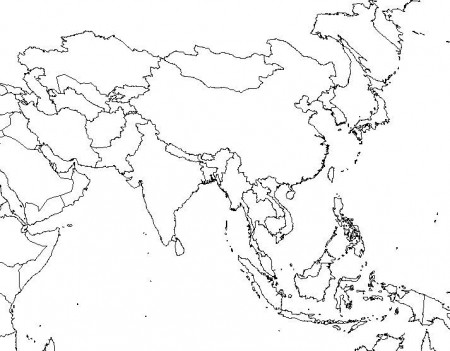 Best Photos of Printable Political Map Of Asia - Printable Blank ...