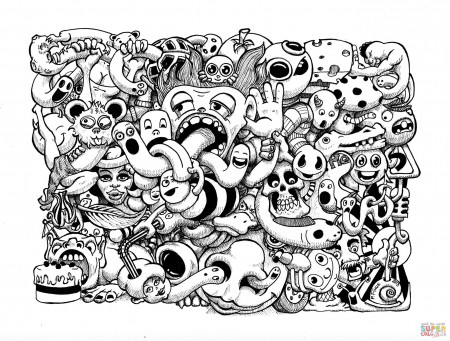 Doodle Art coloring pages | Free Coloring Pages