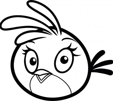 Pink Angry Bird Coloring Pages For New Style - LifeSupp.com