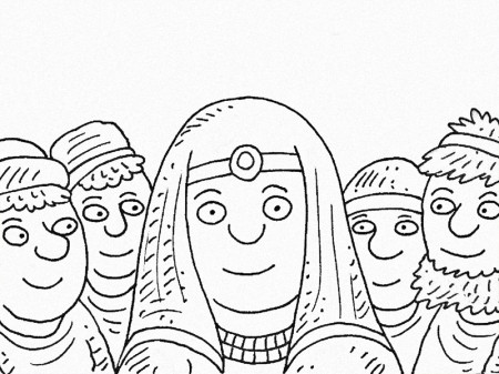 Joseph and His Brothers - Coloring Page
