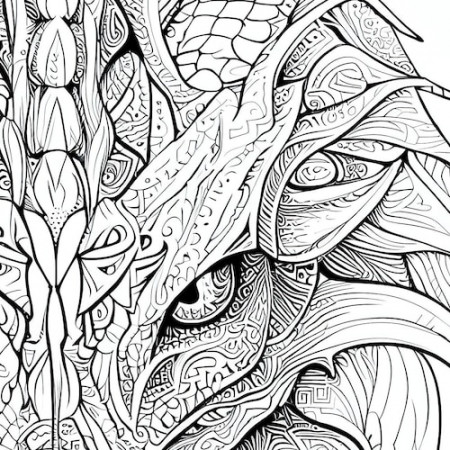 10 Pack Stress Relief Coloring Pages Dragon Digital Print - Etsy