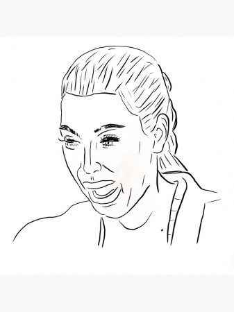 Kim Kardashian Crying Sketch