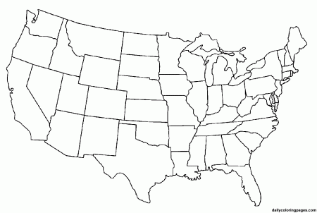 State map coloring pages download and print for free
