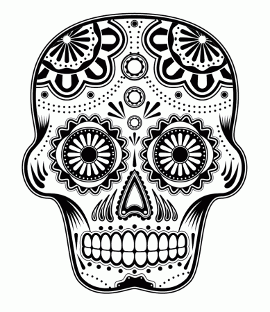 9 Best Images of Day Of The Dead Printables - Free Coloring Page ...