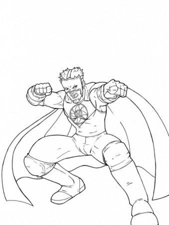 Wrestlers Coloring Pages | Room Renovation Ideas