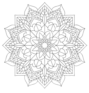Mandala Coloring Pages (Printable Coloring Sheets for Kids & Adults) –  Patterns, Monograms, Stencils, & DIY Projects