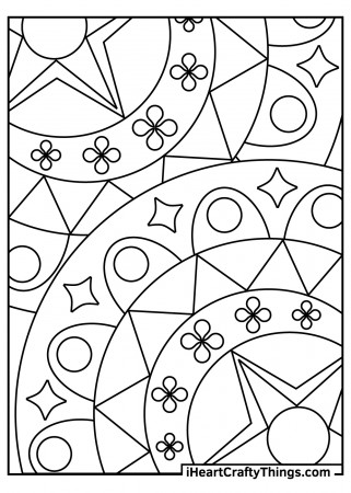 Abstract Coloring Pages (Updated 2023)