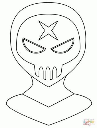 Red X coloring page | Free Printable Coloring Pages