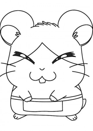 Hamtaro Howdy Smiled Shyly | Hamtaro Coloring Pages | Pinterest ...