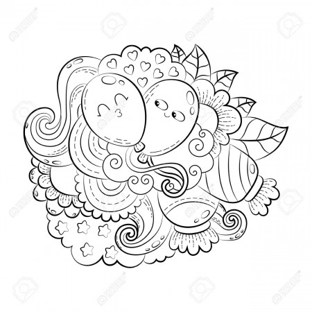 Coloring Pages : Coloring Pages Funny Adult Books Vector Hand ...