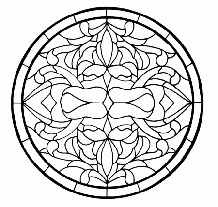 Coloring Pages: Free Stained Glass Coloring Pages Collections ...