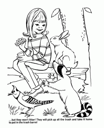Earth Day Coloring Pages - Rural ecology awareness Coloring Pages 