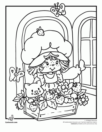 Strawberry Shortcake Coloring Pages | Cartoon Jr.