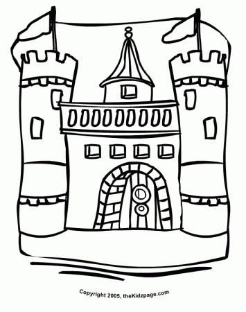 Fairytale Castle Free Coloring Pages for Kids - Printable ...