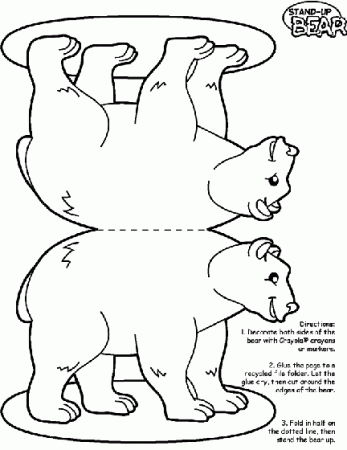 Bear Coloring Page | crayola.com