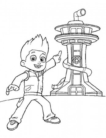 Ryder Paw Patrol 15 Coloring Page - Free Printable Coloring Pages for Kids