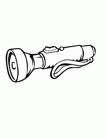 torch light coloring page - Clip Art Library