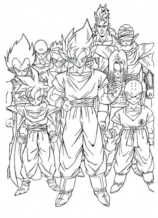 50+ Dragon Ball Z Coloring Pages | Dragon coloring page, Super coloring  pages, Cartoon coloring pages