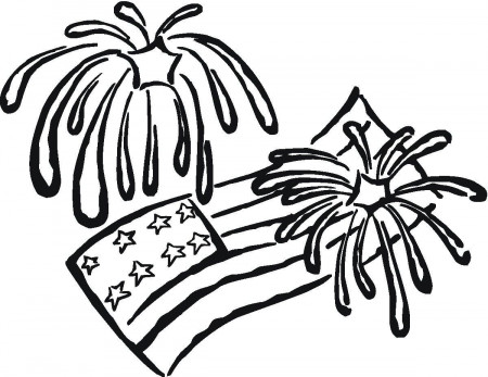 Preschool Fireworks Coloring Pages Fireworks Coloring Pages ...