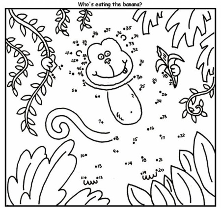 Get This Printable Connect Theots Coloring Pages Lets The Dots ...