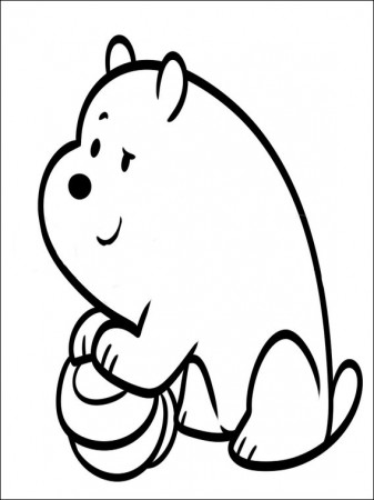 We Bare Bears Printable Coloring Pages 3