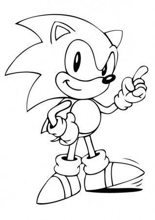 24 Sonic Coloring Pages: Sonic the Hedgehog PDFs Print Color Craft