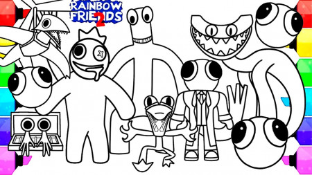 Rainbow Friends Chapter 2 New Coloring ...
