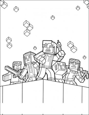 Minecraft Coloring Pages Free Printable | Ausmalbilder, Wenn du mal buch,  Minecraft ausmalbilder