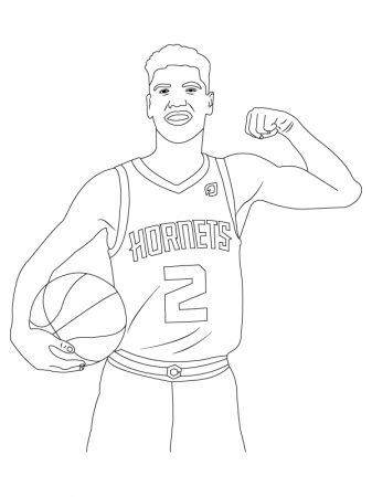 LaMelo Ball coloring pages