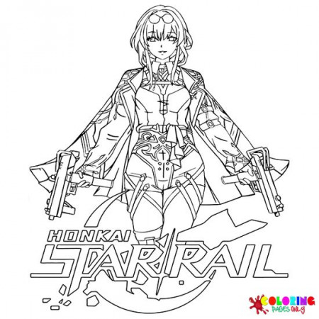 32 Honkai: Star Rail Coloring Pages ...