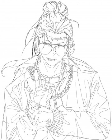 Suguru Geto sketch and lineart https ...