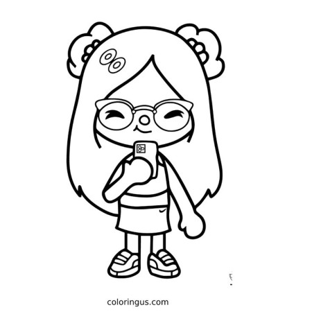 Toca Boca coloring pages (Free Printable PDF)