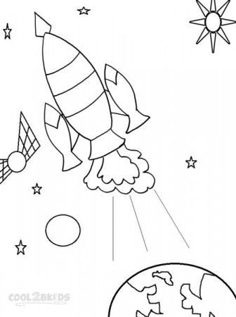 Printable Spaceship Coloring Pages For Kids