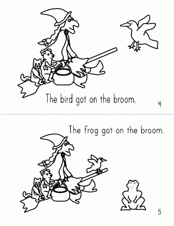 Room On The Broom Coloring Pages – homeicon.info