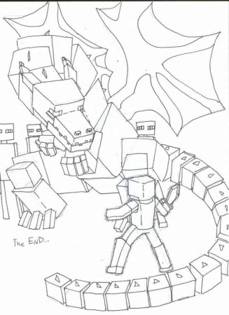 Minecraft Dragon Coloring Pages | Dragon coloring page, Minecraft coloring  pages, Unicorn coloring pages