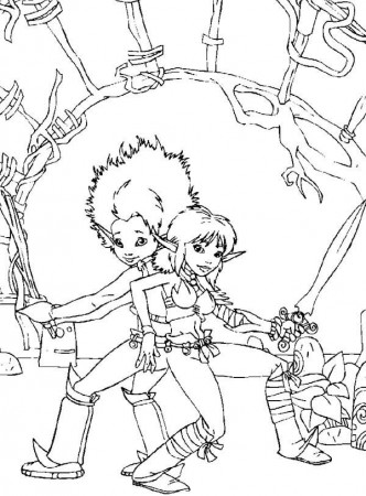 Awesome Arthur and the Minimoys Coloring Pages : Batch Coloring