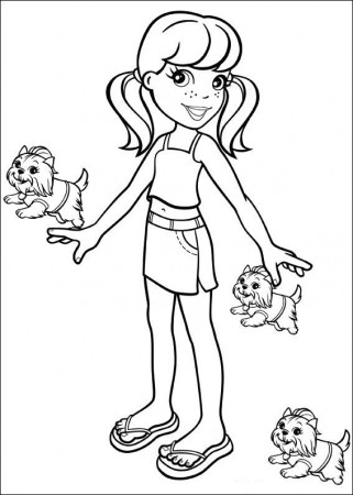 Free Printable Polly Pocket Coloring Pages For Kids