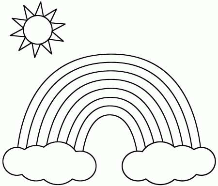 coloring page rainbow - High Quality Coloring Pages