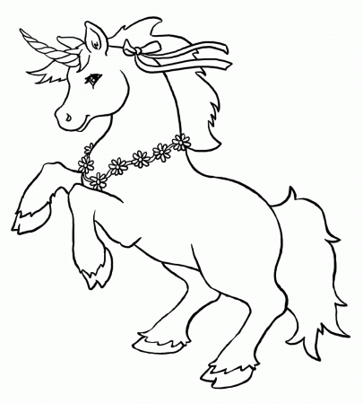Unicorn For Kids - Coloring Pages for Kids and for Adults