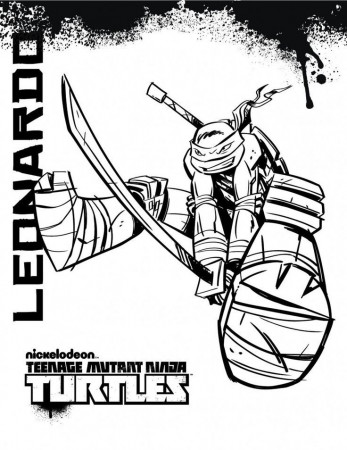 Awesome Ninja Turtle Coloring Pages - Coloring Pages For All Ages