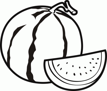 Fruit For Kids - Coloring Pages for Kids and for Adults