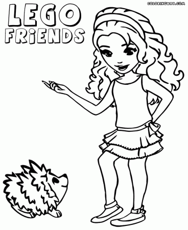 21 Free Pictures for: Lego Friends Coloring Pages. Temoon.us